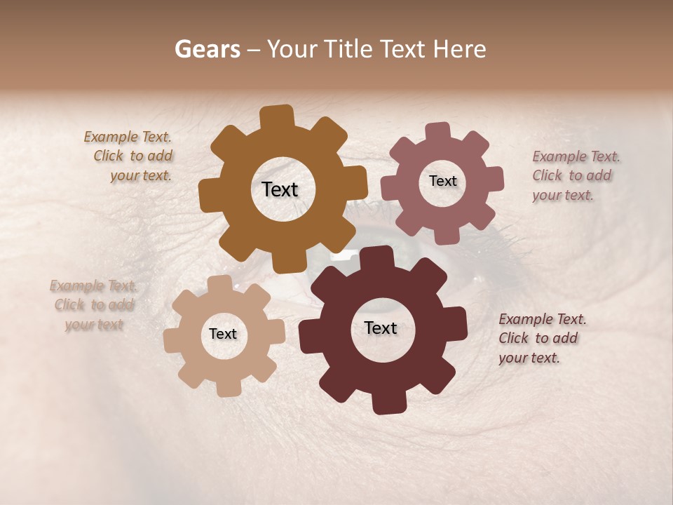 Aging Healthy Woman PowerPoint Template