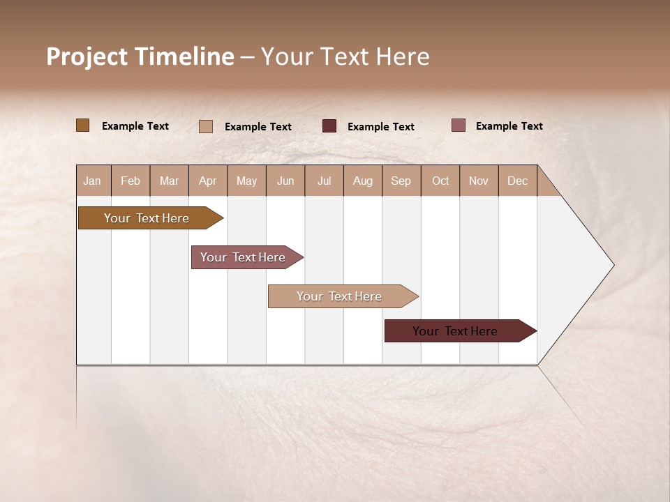 Aging Healthy Woman PowerPoint Template