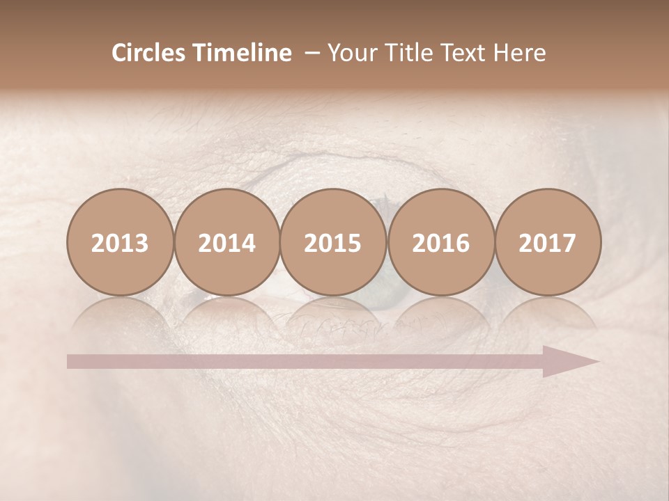 Aging Healthy Woman PowerPoint Template