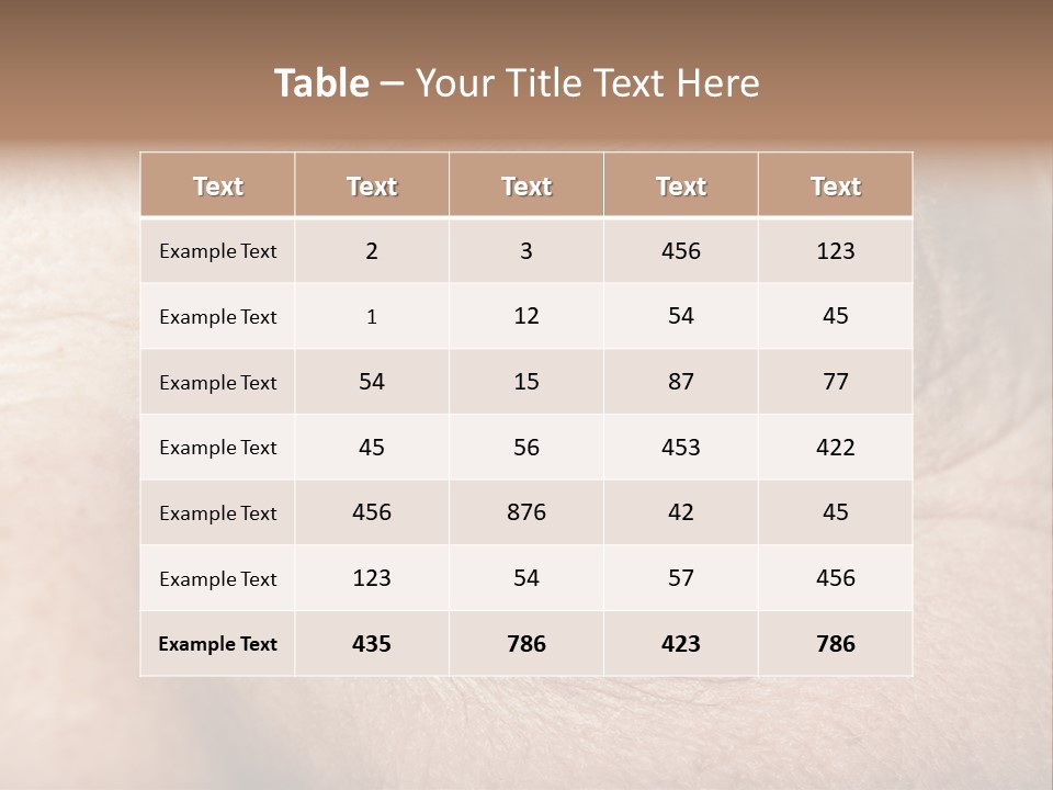 Aging Healthy Woman PowerPoint Template