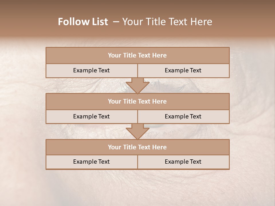 Aging Healthy Woman PowerPoint Template