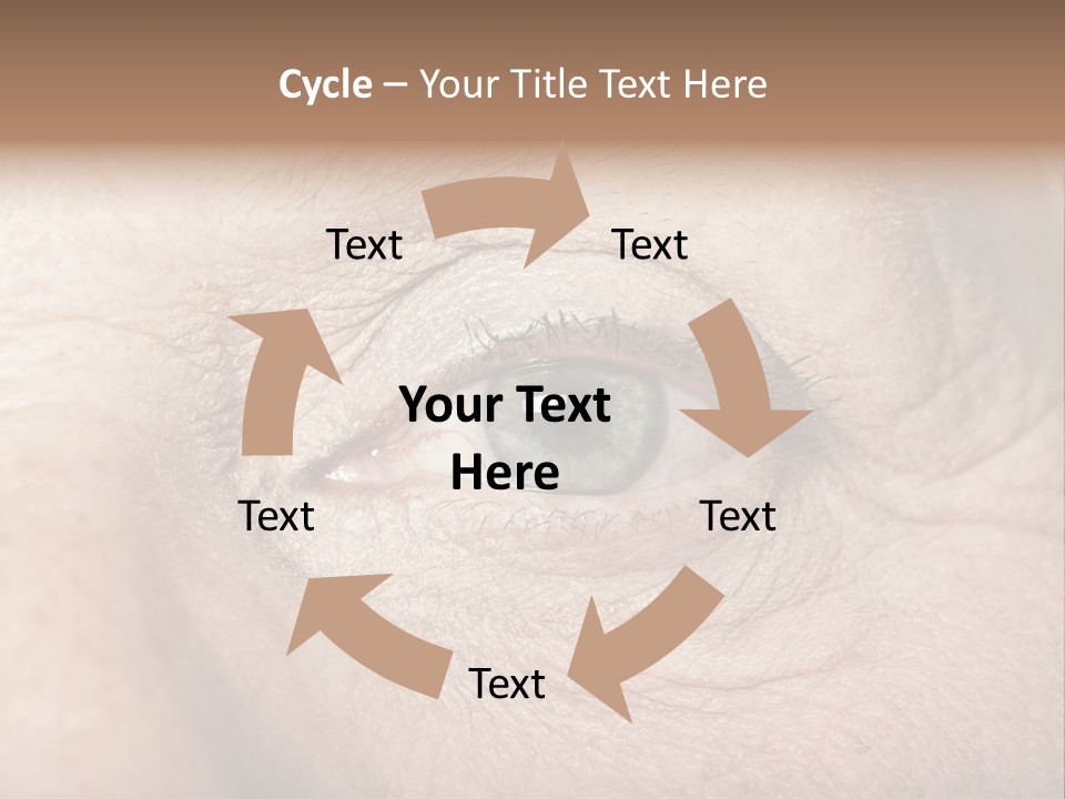 Aging Healthy Woman PowerPoint Template