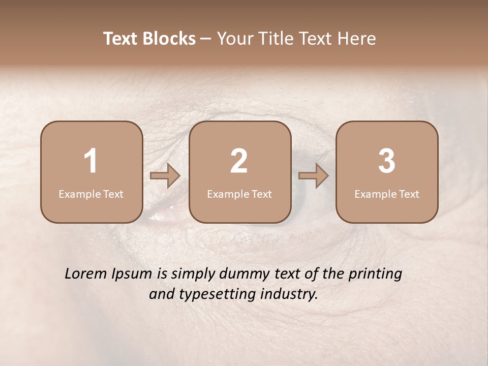 Aging Healthy Woman PowerPoint Template