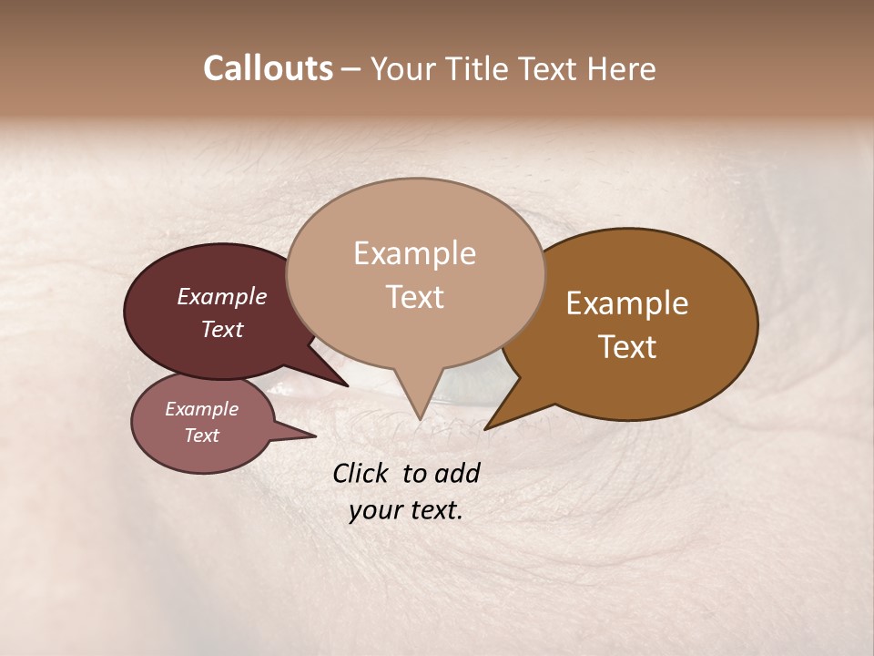 Aging Healthy Woman PowerPoint Template