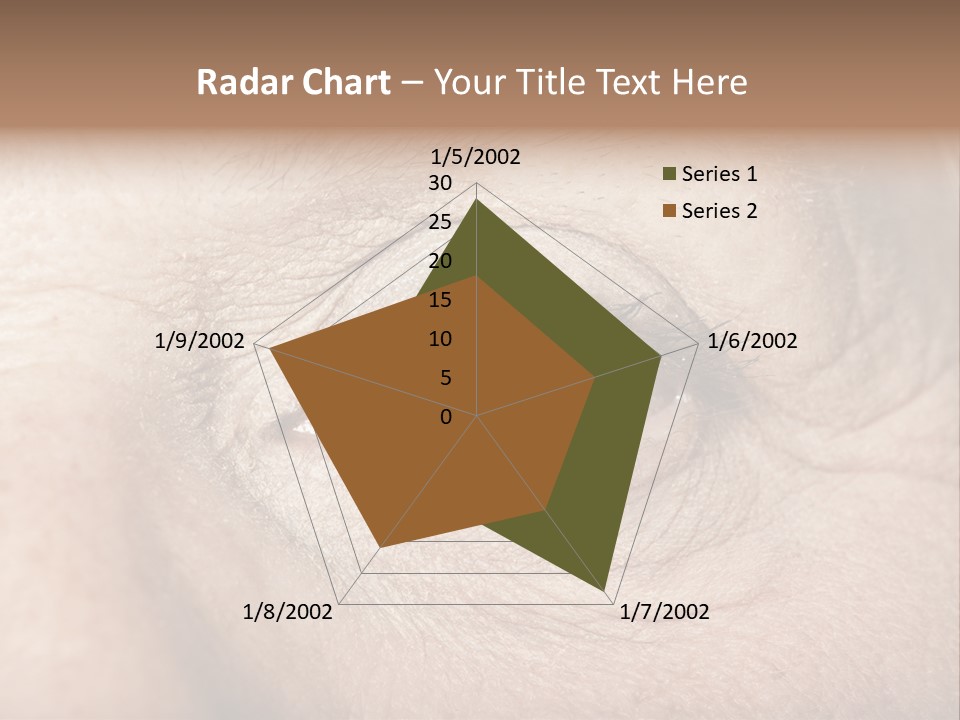 Aging Healthy Woman PowerPoint Template