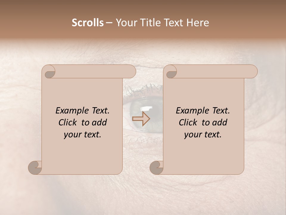 Aging Healthy Woman PowerPoint Template