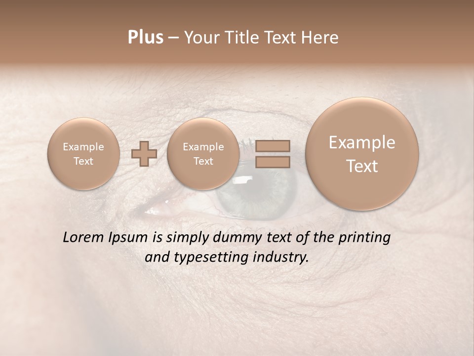 Aging Healthy Woman PowerPoint Template