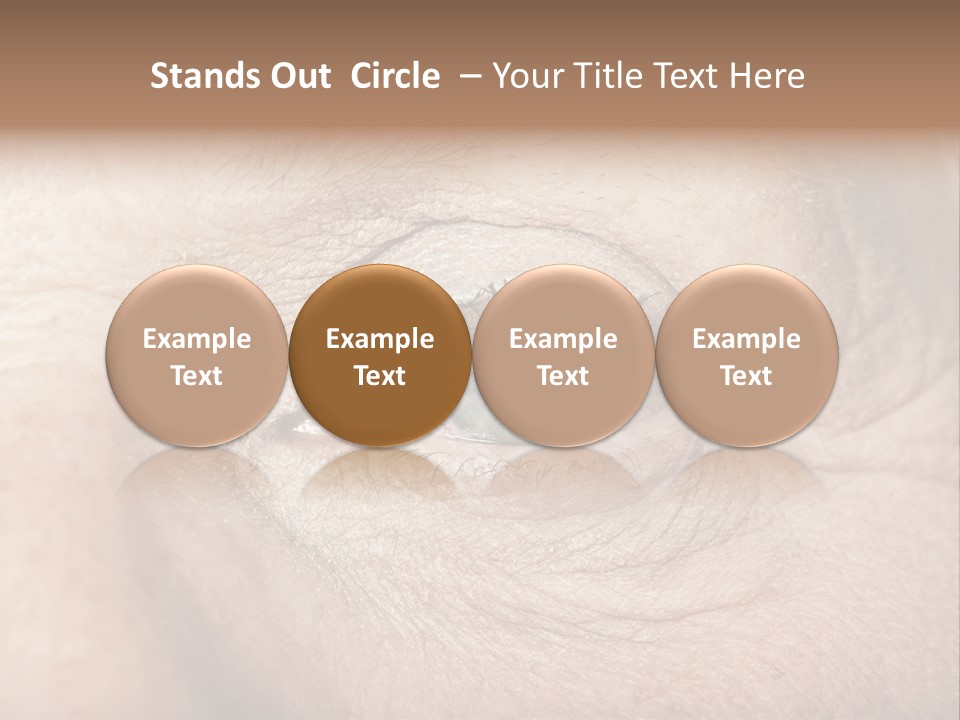 Aging Healthy Woman PowerPoint Template