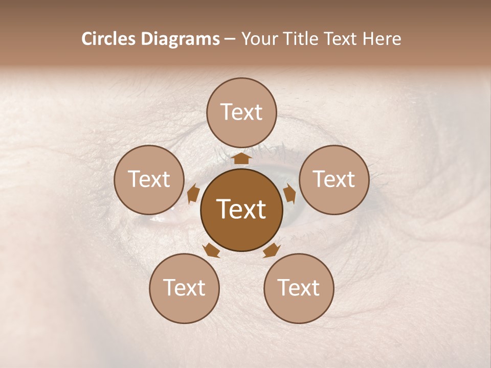 Aging Healthy Woman PowerPoint Template