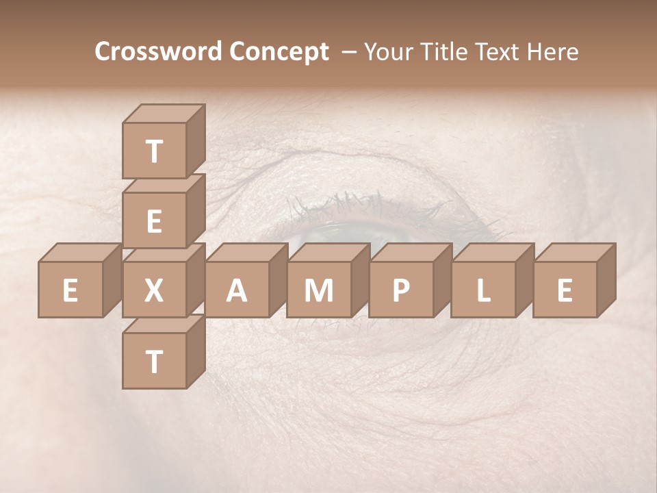 Aging Healthy Woman PowerPoint Template