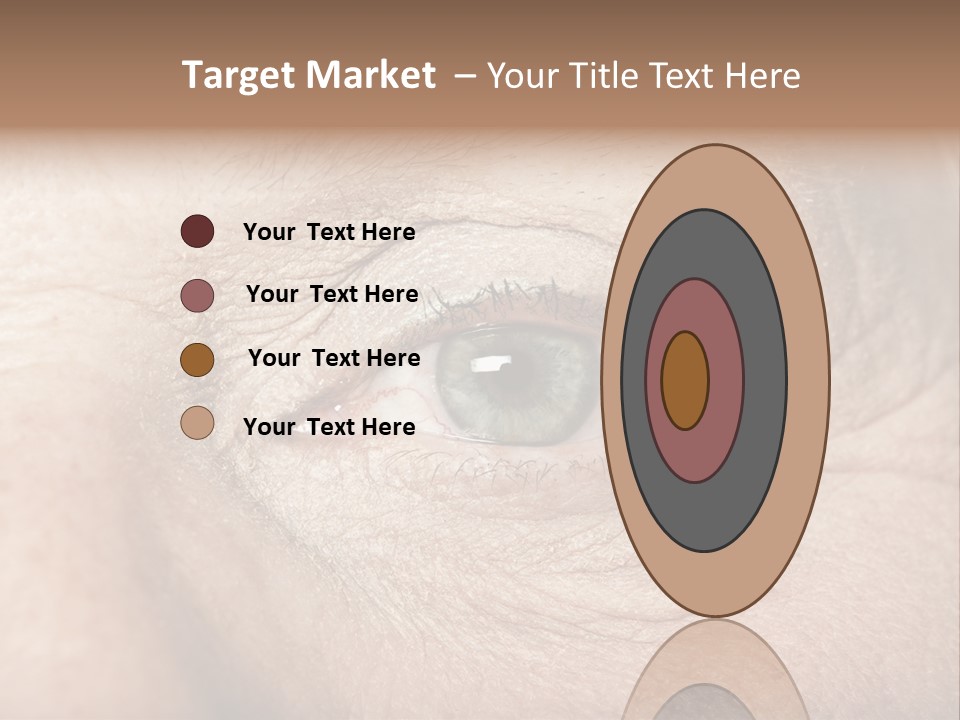 Aging Healthy Woman PowerPoint Template