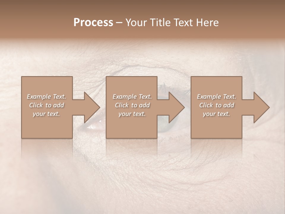 Aging Healthy Woman PowerPoint Template