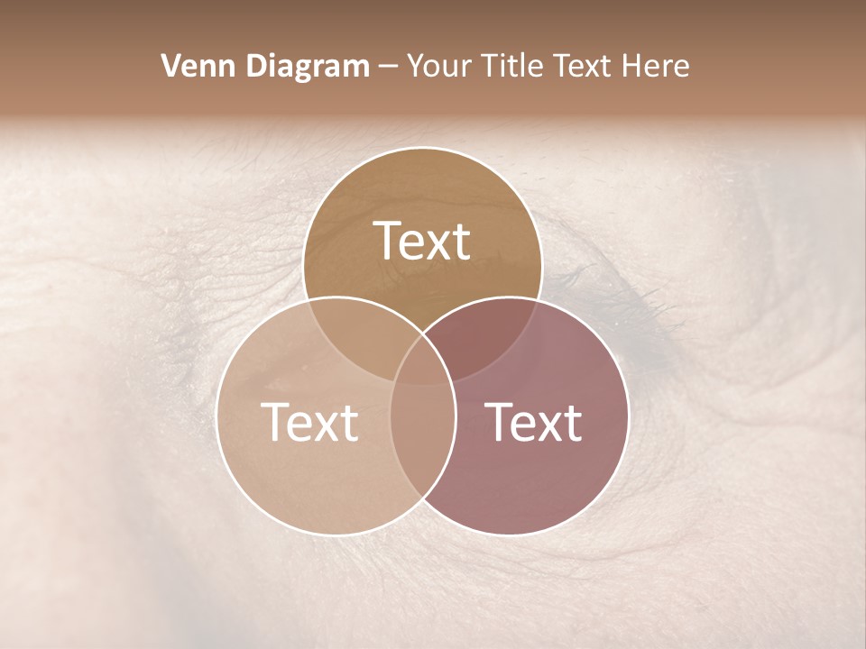 Aging Healthy Woman PowerPoint Template