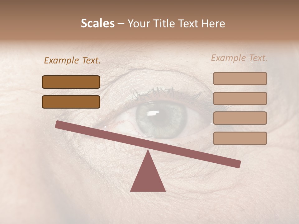 Aging Healthy Woman PowerPoint Template