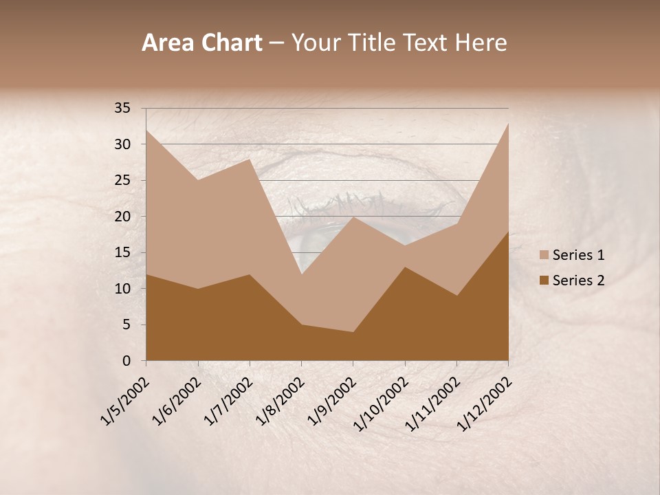 Aging Healthy Woman PowerPoint Template