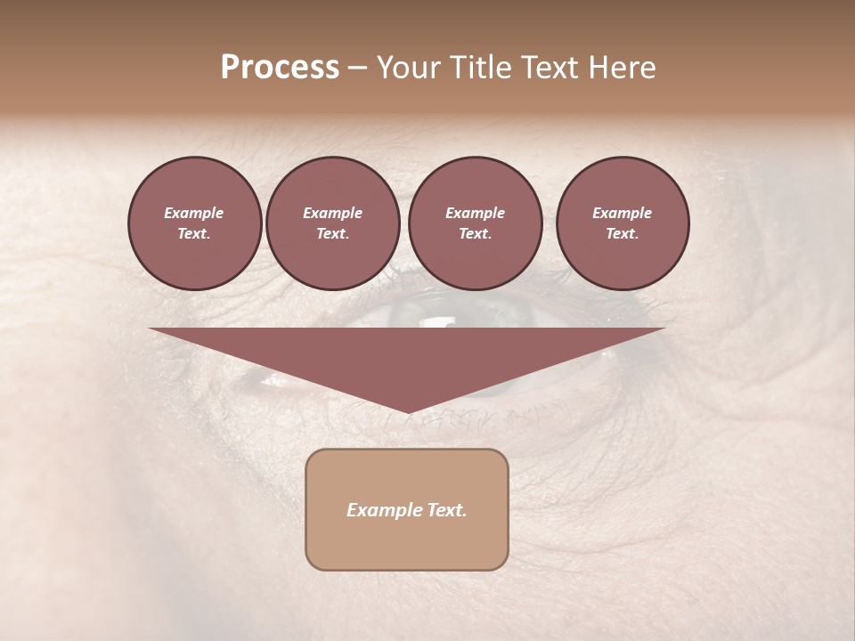 Aging Healthy Woman PowerPoint Template