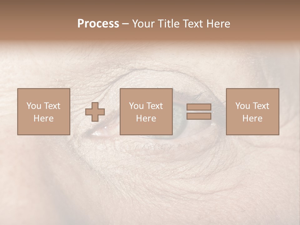 Aging Healthy Woman PowerPoint Template