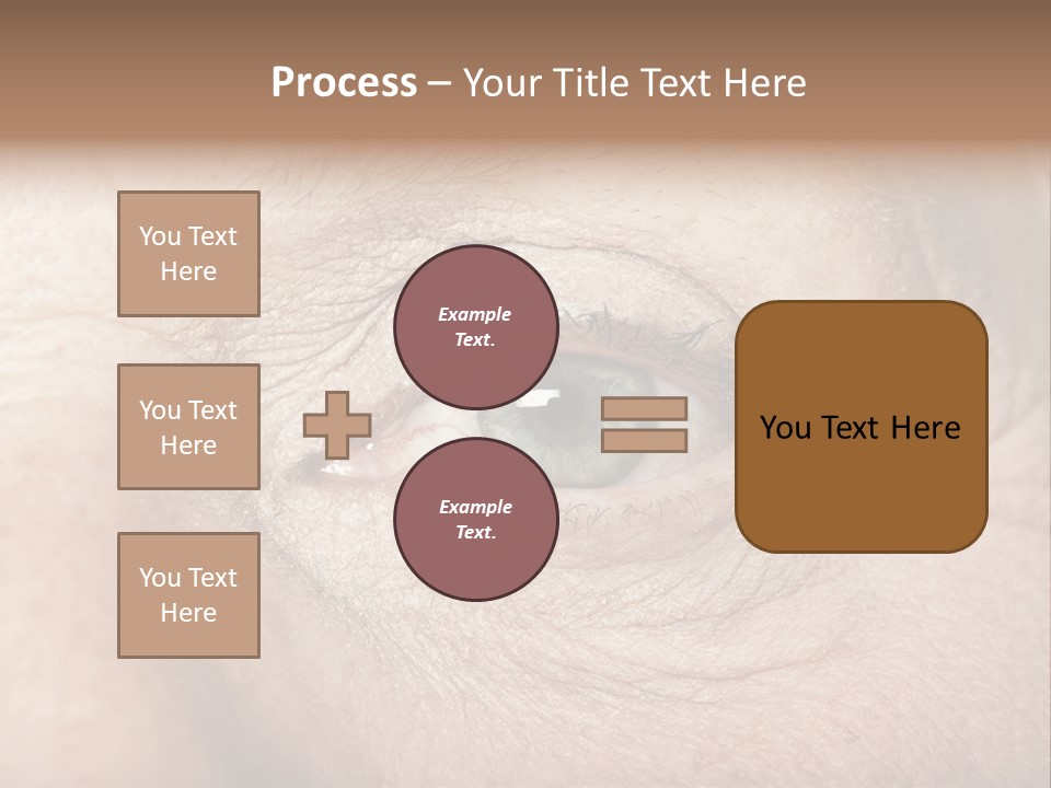 Aging Healthy Woman PowerPoint Template