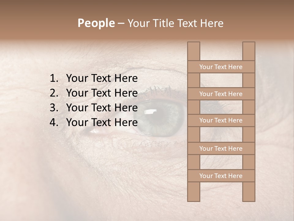 Aging Healthy Woman PowerPoint Template