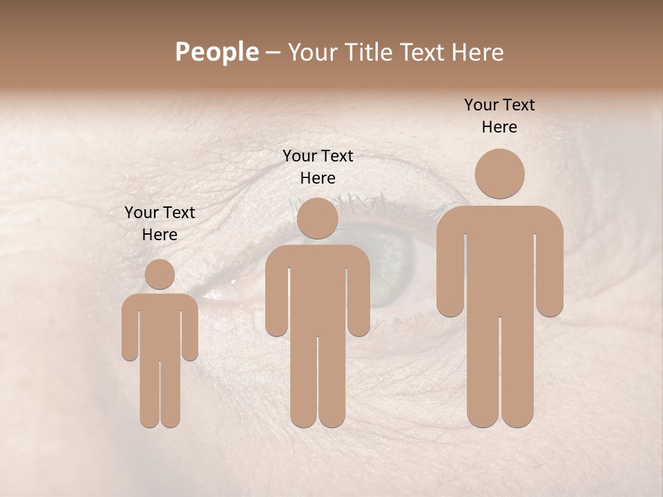 Aging Healthy Woman PowerPoint Template