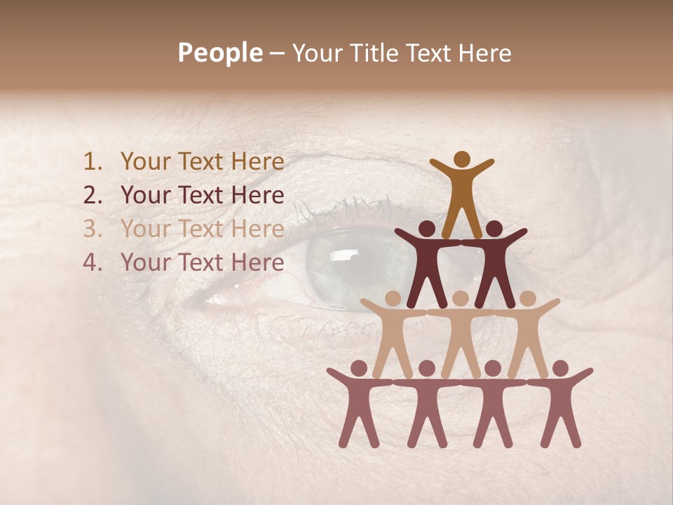 Aging Healthy Woman PowerPoint Template