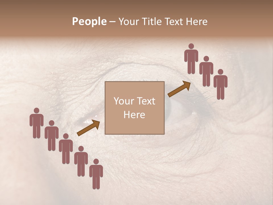 Aging Healthy Woman PowerPoint Template