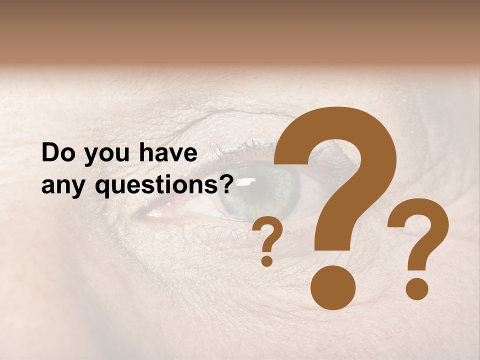 Aging Healthy Woman PowerPoint Template