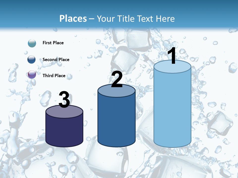 Transparent Refreshment Light PowerPoint Template