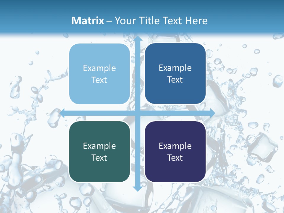 Transparent Refreshment Light PowerPoint Template