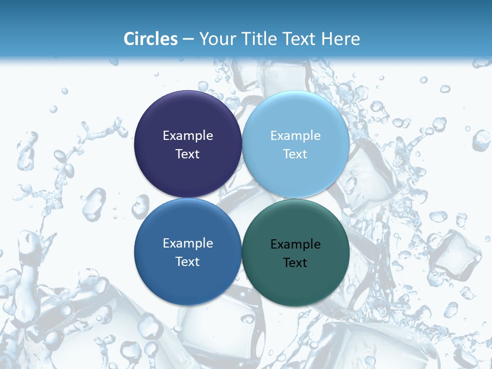 Transparent Refreshment Light PowerPoint Template