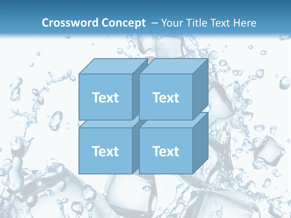 Transparent Refreshment Light PowerPoint Template
