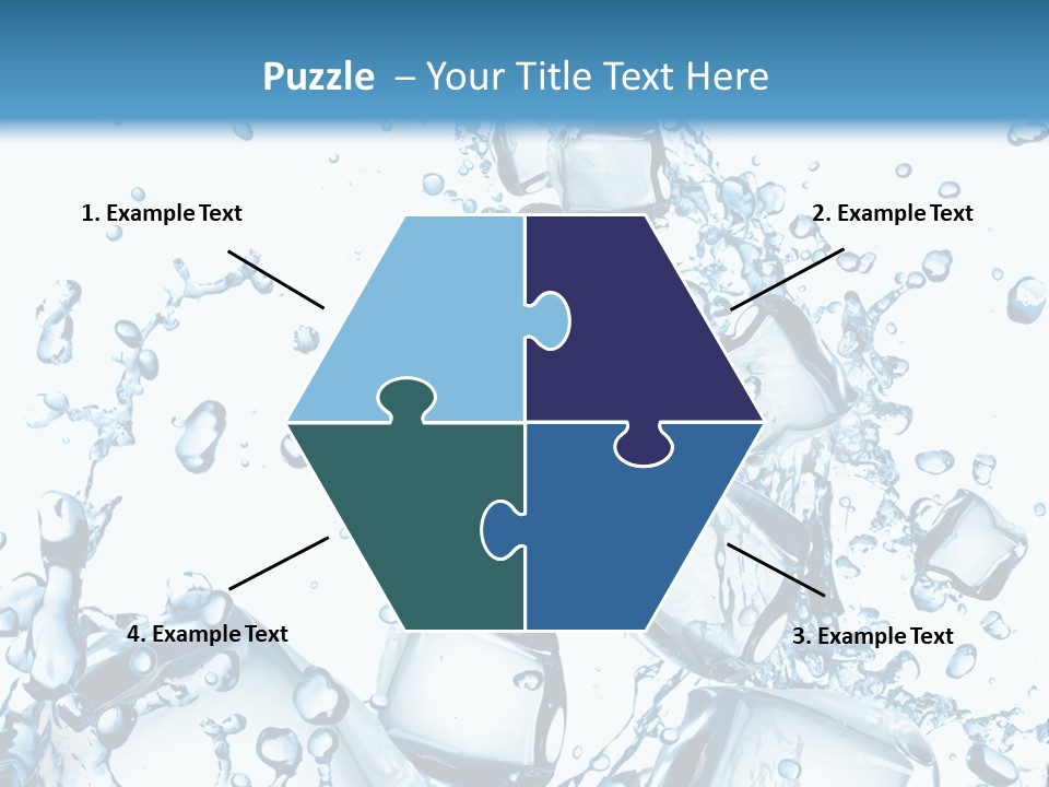 Transparent Refreshment Light PowerPoint Template