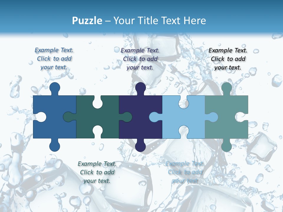 Transparent Refreshment Light PowerPoint Template