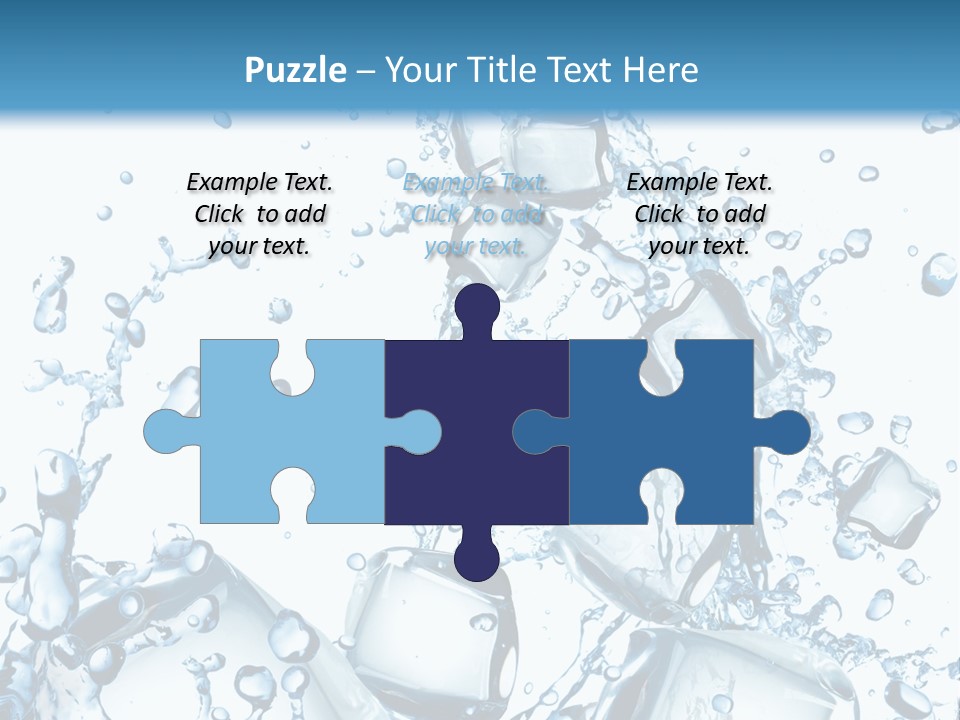 Transparent Refreshment Light PowerPoint Template