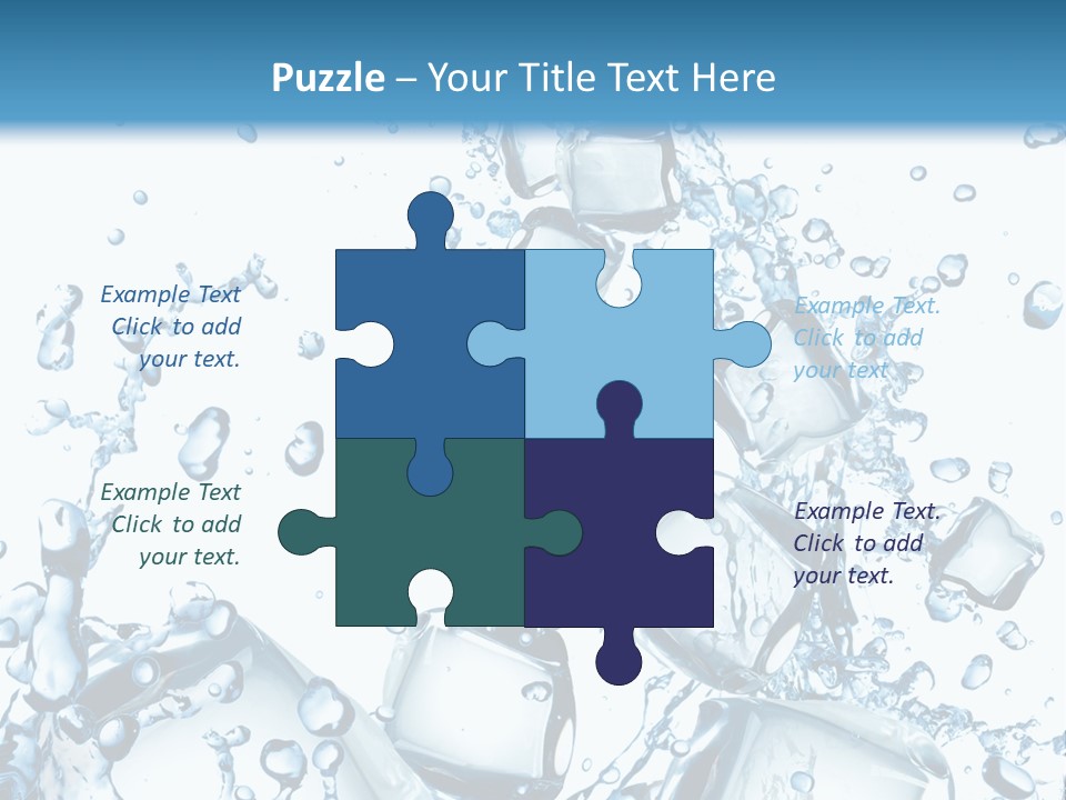 Transparent Refreshment Light PowerPoint Template