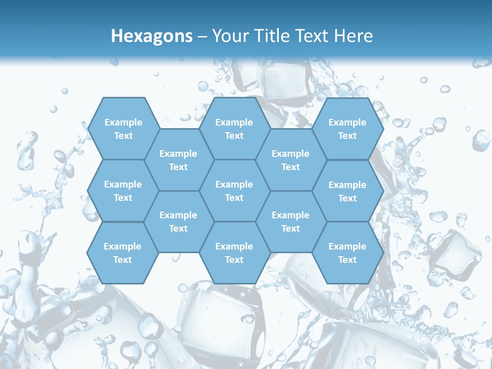 Transparent Refreshment Light PowerPoint Template