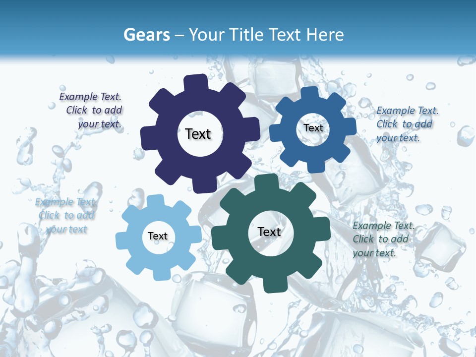 Transparent Refreshment Light PowerPoint Template