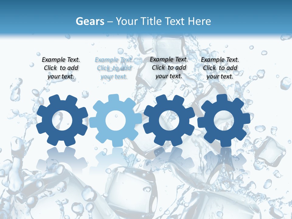 Transparent Refreshment Light PowerPoint Template