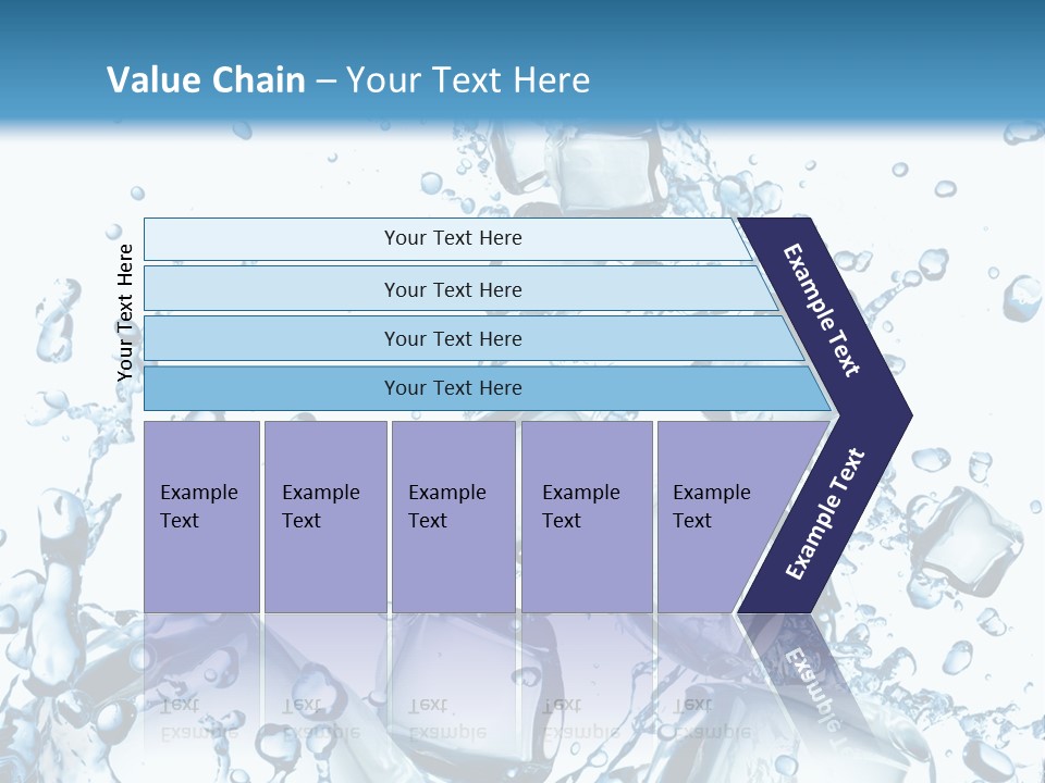 Transparent Refreshment Light PowerPoint Template