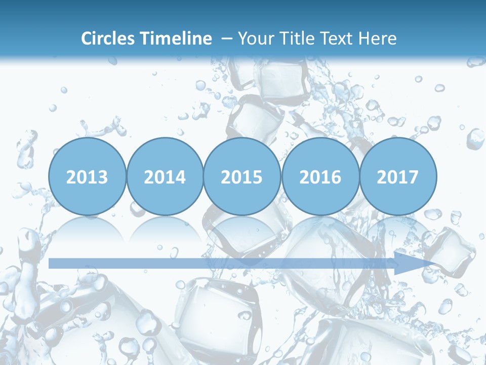 Transparent Refreshment Light PowerPoint Template