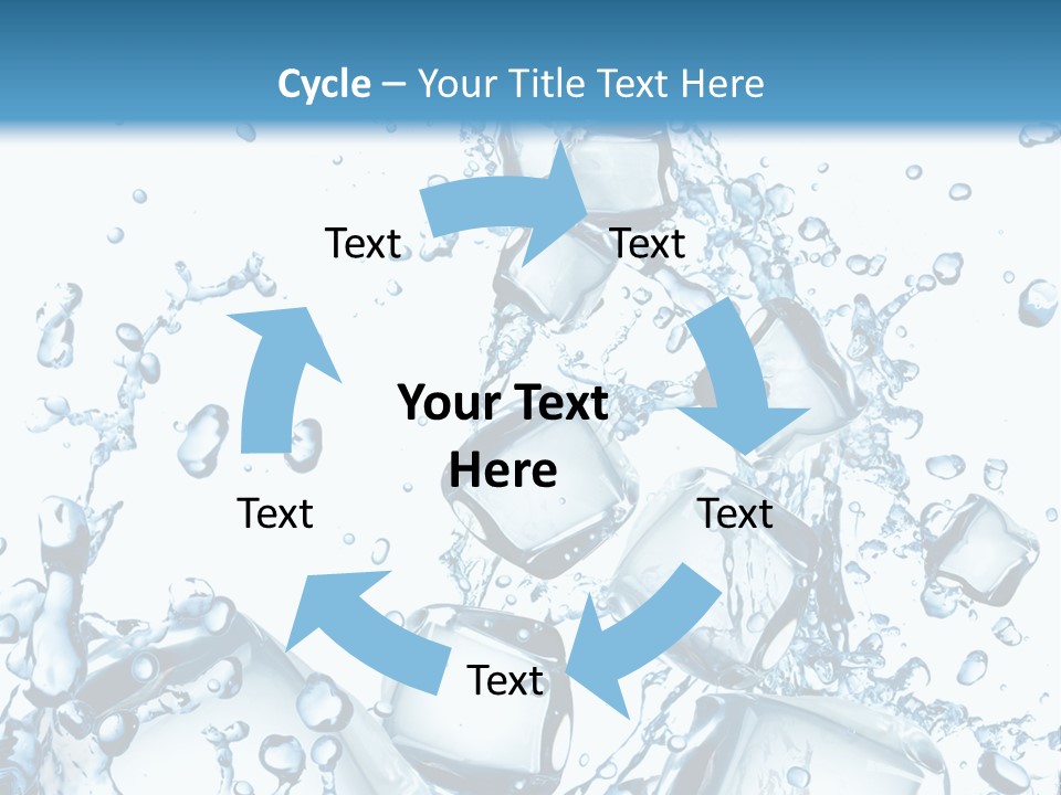 Transparent Refreshment Light PowerPoint Template