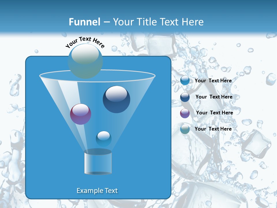 Transparent Refreshment Light PowerPoint Template