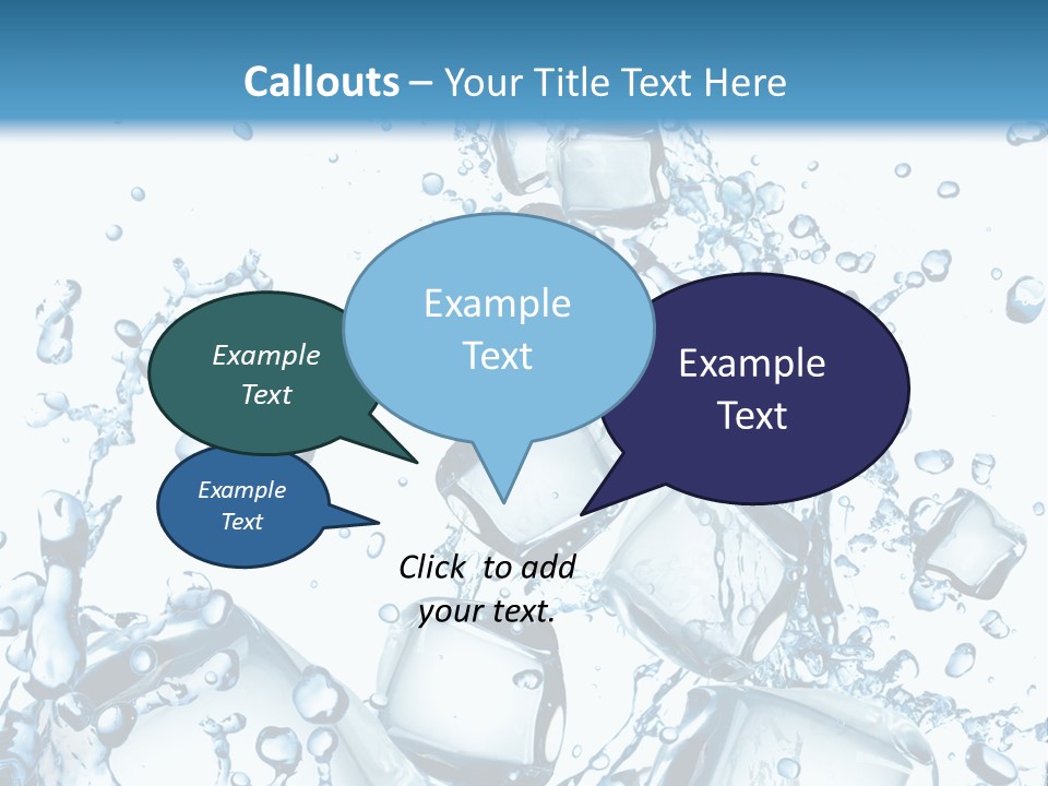 Transparent Refreshment Light PowerPoint Template