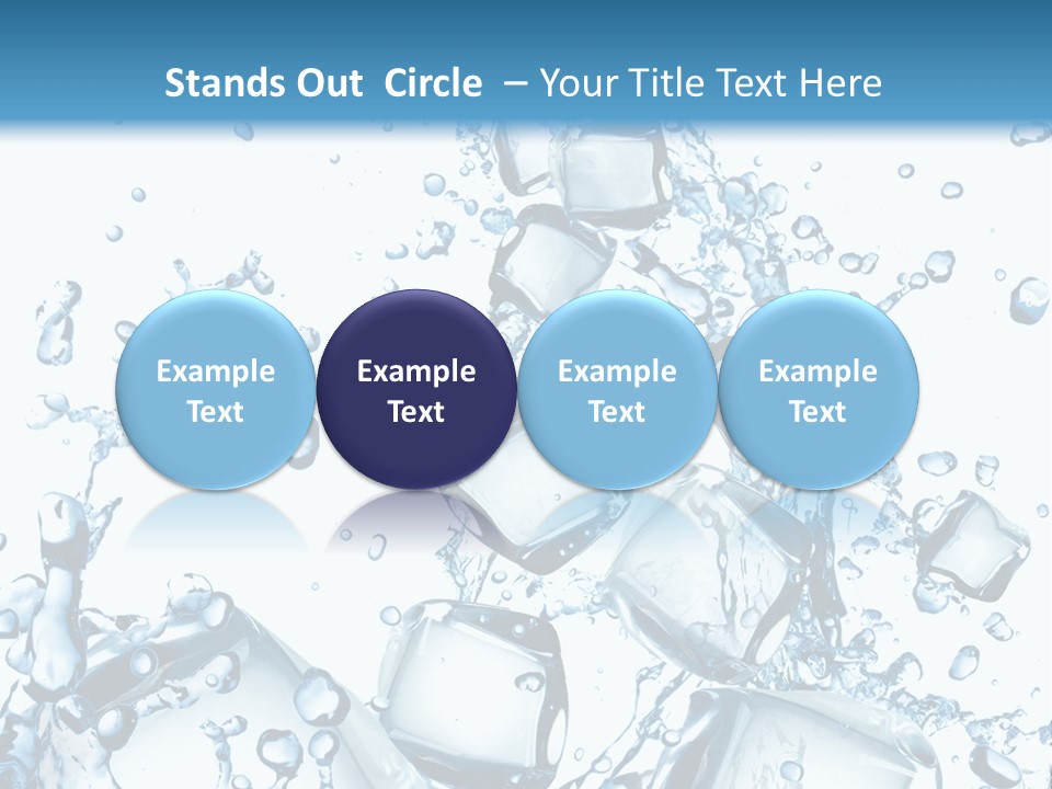 Transparent Refreshment Light PowerPoint Template