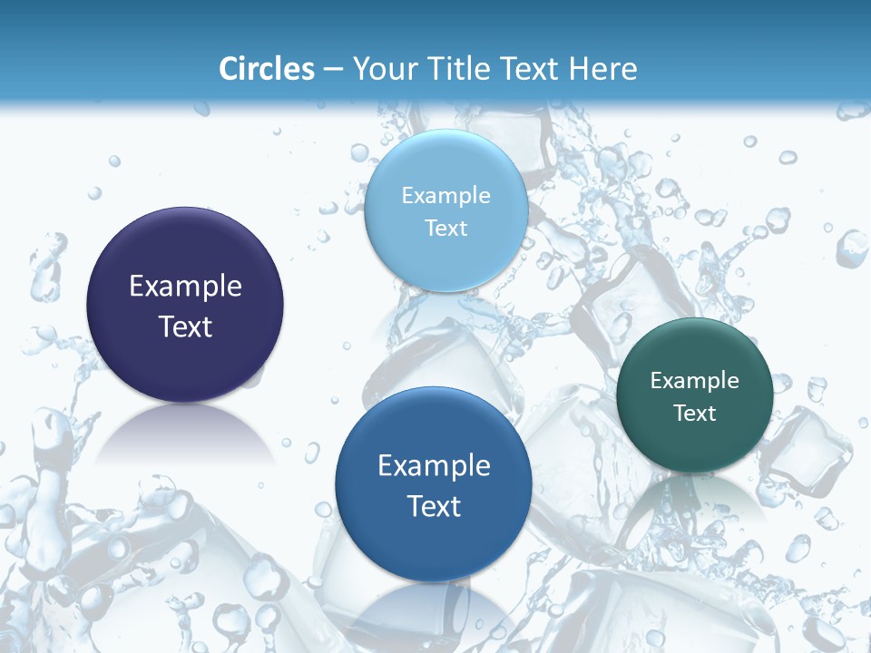 Transparent Refreshment Light PowerPoint Template