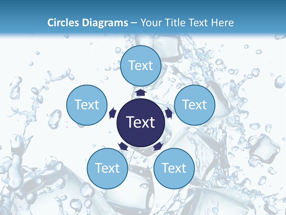 Transparent Refreshment Light PowerPoint Template