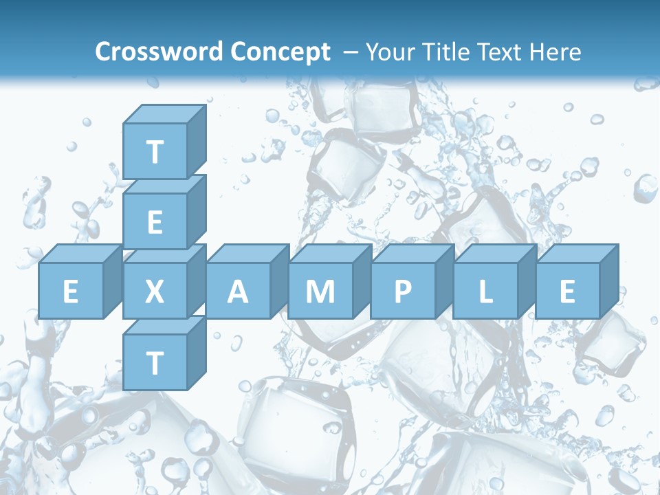 Transparent Refreshment Light PowerPoint Template