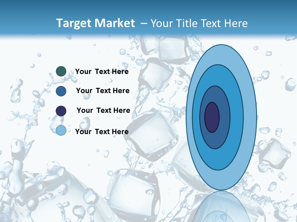 Transparent Refreshment Light PowerPoint Template