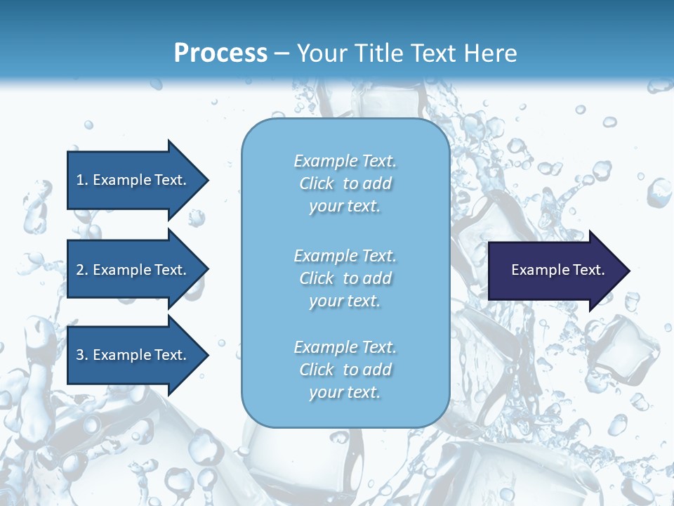 Transparent Refreshment Light PowerPoint Template