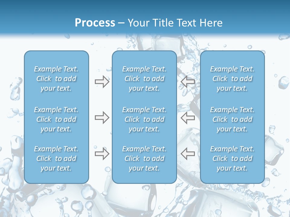Transparent Refreshment Light PowerPoint Template